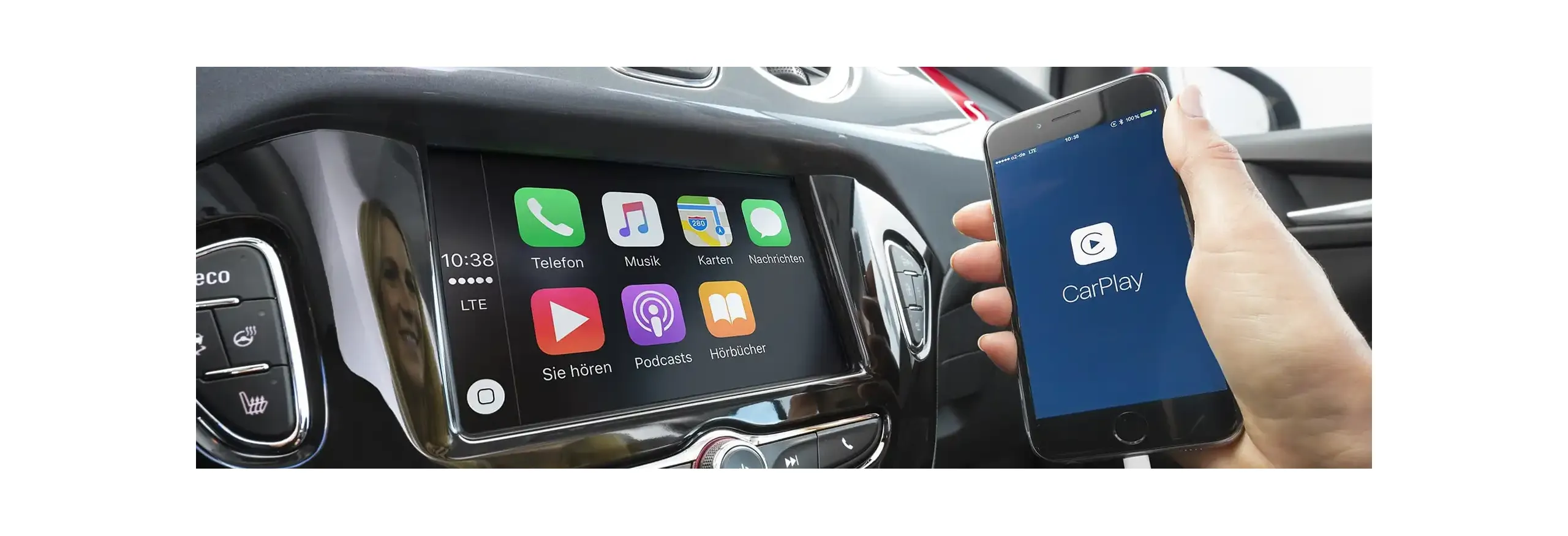 Apple Carplay i bil hos Custom audio