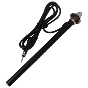 Teleskopantenne, Universal - Sort, lille hoved