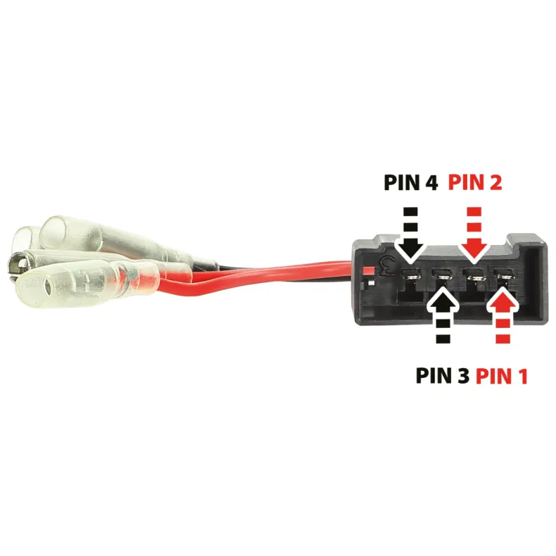 H�jttaler adapter stik til Subaru og Toyota (1 stk)