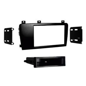 1-/2-DIN Radioramme til Volvo S60, V70 & XC70 (Sort)