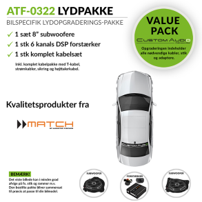 ATF-0322 - Bilspecifik Smart Upgrade lydpakke