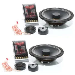 Audio System R 165 Flat EVO2 6.5" Slimfit komponent h�jttaler til bil s�t