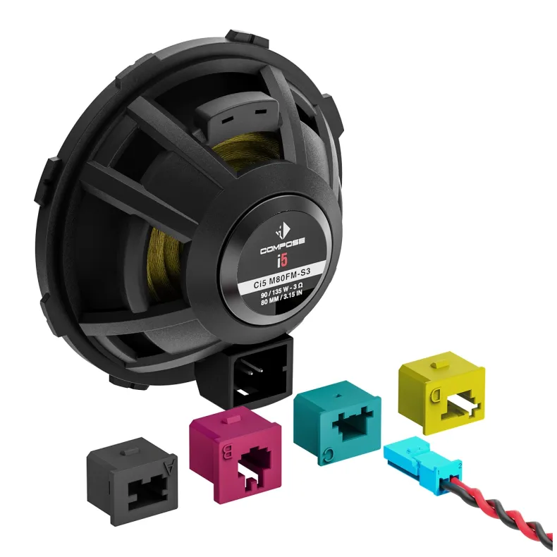 Helix Compose Ci5 M80FM-S3 3.15" Mellemtone h�jttaler til bil s�t