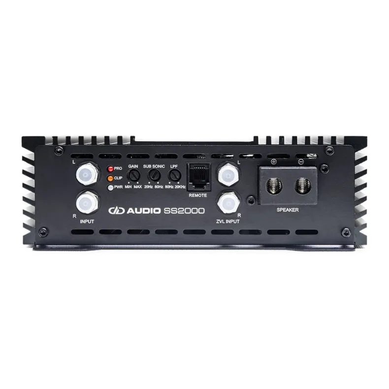 DD Audio SS2000 1-kanals monoblok forst�rker til bil med fjernbetjening