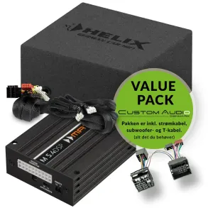 Helix og Match Plug & Play lydpakke med kraftfuld 8