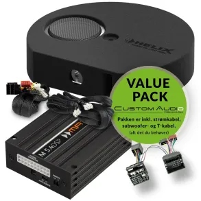 Helix og Match Plug & Play lydpakke med kraftfuld 8