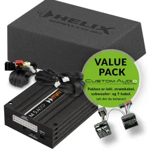 Helix og Match Plug & Play lydpakke med kraftfuld 10