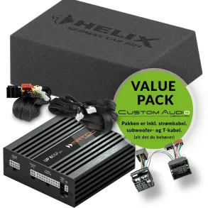 Helix og Match Plug & Play lydpakke med kraftfuld 10
