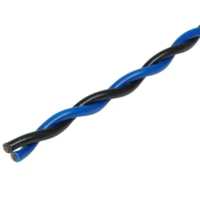 Snoet 0,75 mm� OFC H�jttalerkabel Bl�/Sort, Lbm