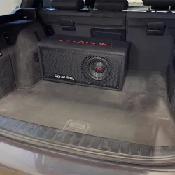 DD Audio LE-208.1A 8" Subwoofer til bil i kabinet