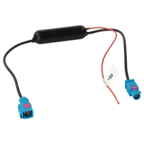 Antenneforst�rker FAKRA han til hun med Phantom forst�rker