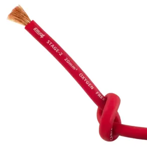 Str�mkabel OFC R�d l�bende meter – 20mm2