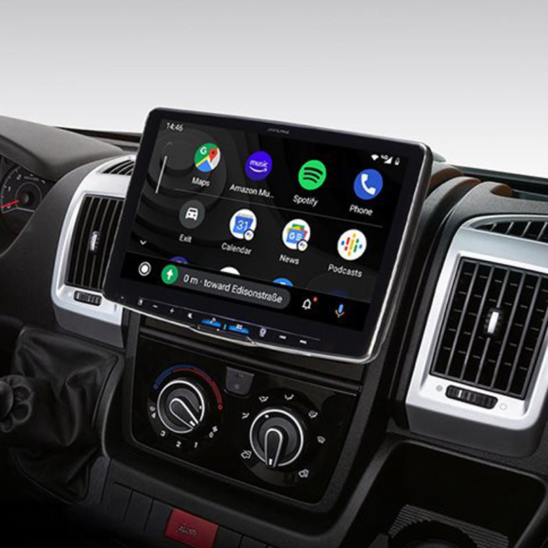 Alpine ILX-F115DU bundle med Halo11 til Fiat Ducato 3