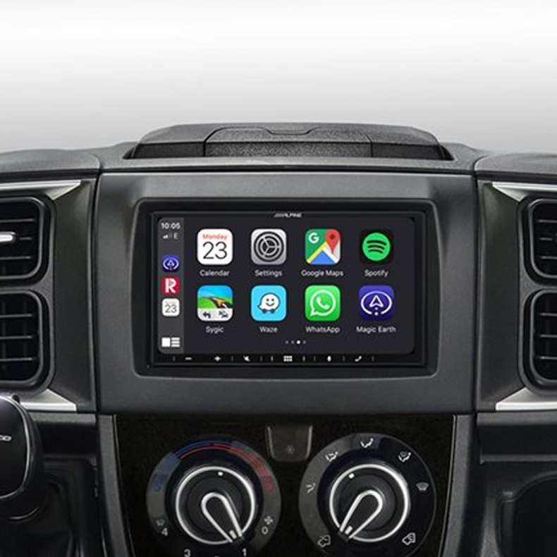 Alpine ILX-W690DU bundle til Fiat Ducato 8