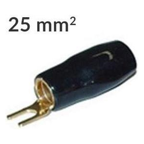 Gaffelsko 25mm� Sort, 1 stk