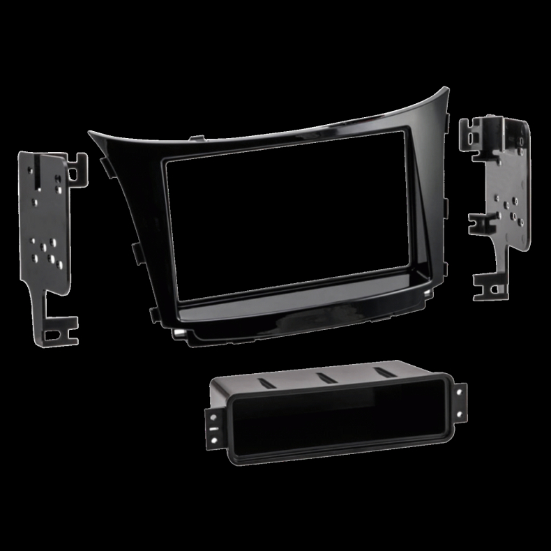 1-/2-DIN Radioramme til Hyundai i30 (GD) med navigation (Pianosort)
