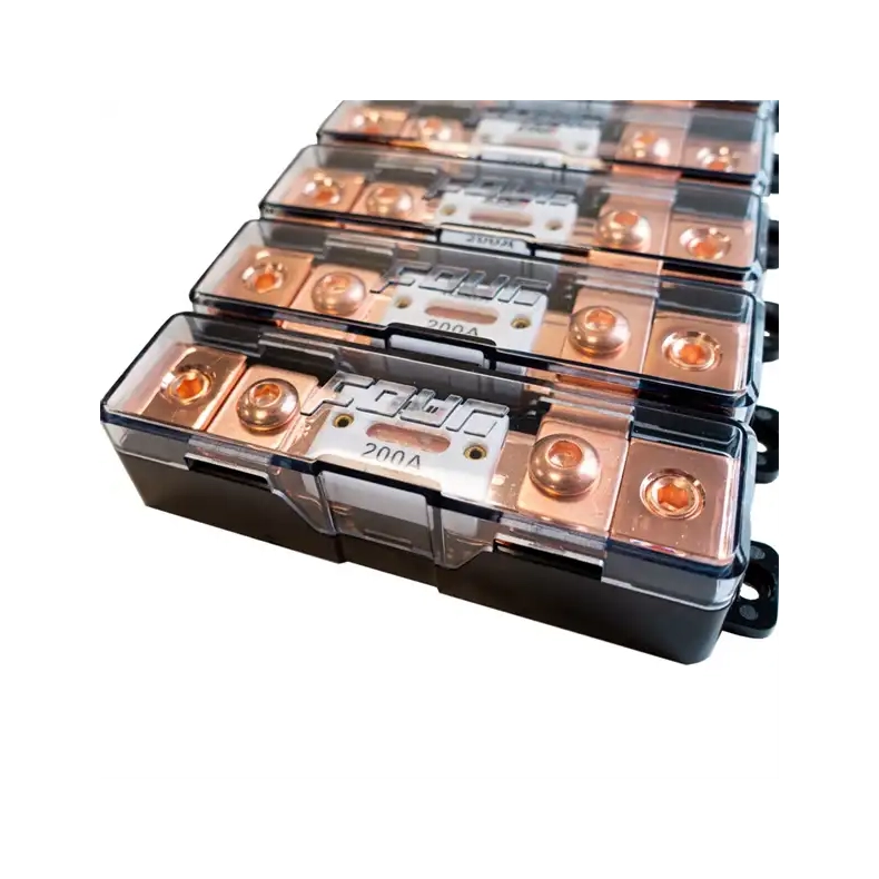 Sikringsholder til 20/50mm2 str�mkabel (inkl 200A ANL + mini ANL sikring)