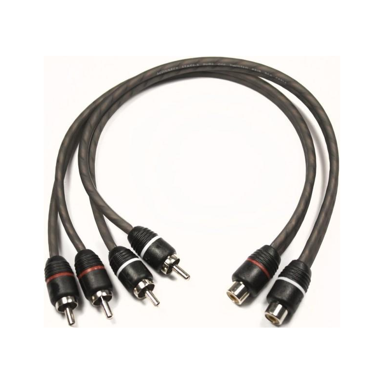 Phono Y-kabel 0.30 meter (1 hun og 2 hanner) 2 Stk Stage 1