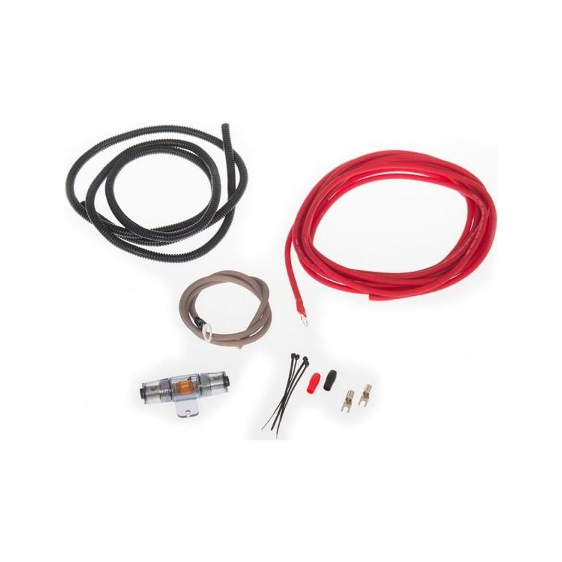 10mm� OFC  Kabels�t til montering af forst�rker i bil