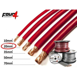 Str�mkabel 10mm� OFC R�d, Lbm