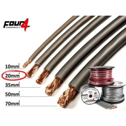 Str�mkabel 10mm� OFC Gr�, Lbm