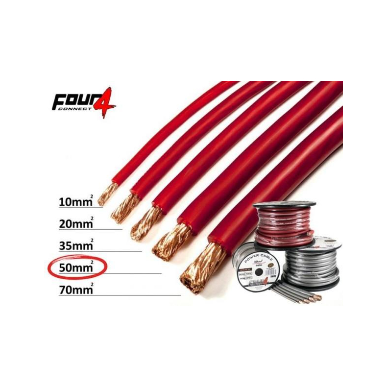 Str�mkabel 10mm� OFC R�d, Lbm