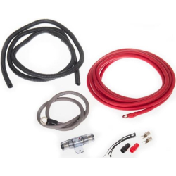 10mm� OFC  Kabels�t til montering af forst�rker i bil