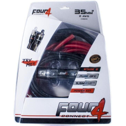 10mm� OFC  Kabels�t til montering af forst�rker i bil