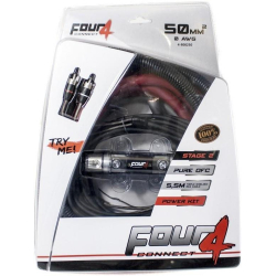 10mm� OFC  Kabels�t til montering af forst�rker i bil