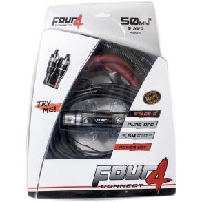 OFC Kabels�t til montering af forst�rker i bil