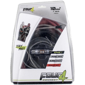 10mm� Kabels�t til montering af forst�rker i bil