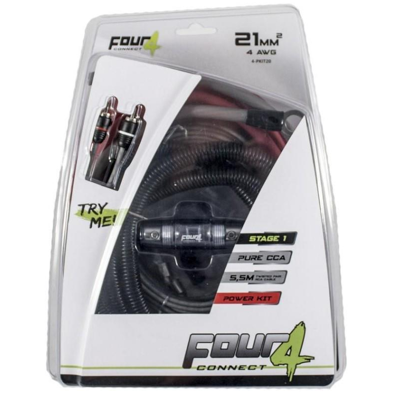 10mm� Kabels�t til montering af forst�rker i bil