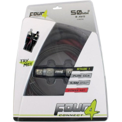 10mm� Kabels�t til montering af forst�rker i bil