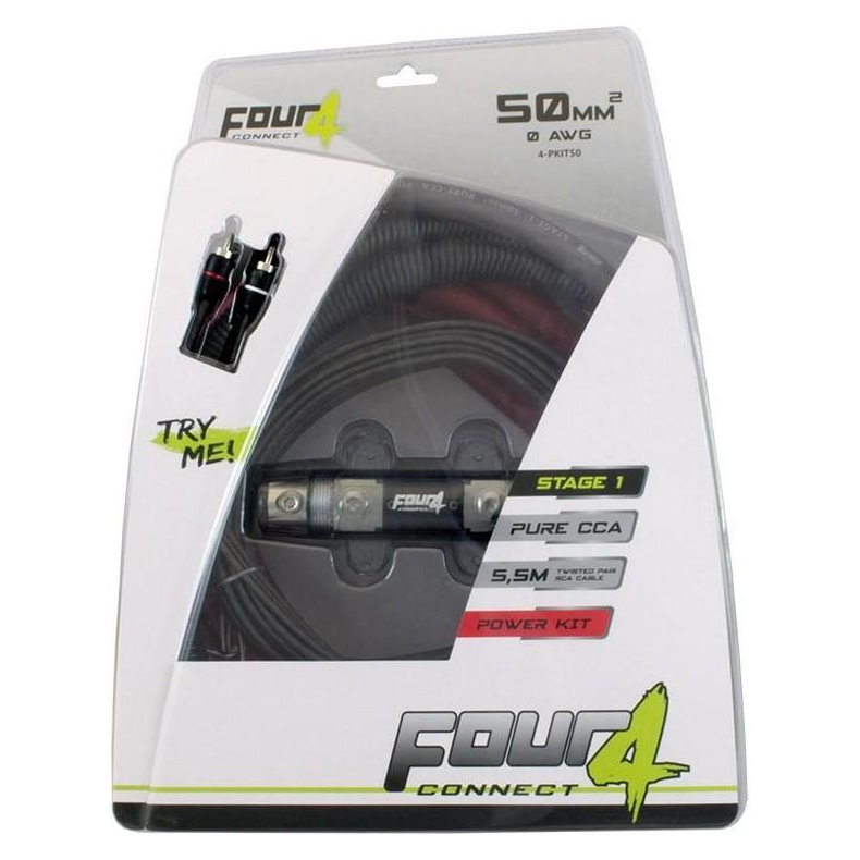 10mm� Kabels�t til montering af forst�rker i bil