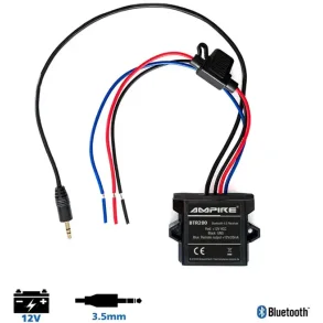 Ampire BTR200 Bluetooth modul med ledning & Jack stik