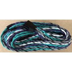 Kabels�t fra forst�rker til ISO 5 meter 1,5 mm2 kabel