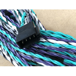 Kabels�t fra forst�rker til ISO 5 meter 1,5 mm2 kabel