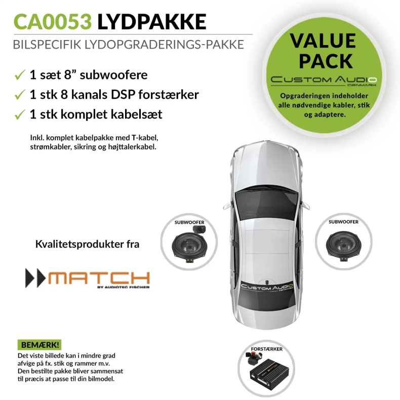 ATF-0053 - Bilspecifik Smart Upgrade lydpakke