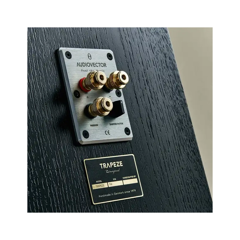 Audiovector Trapeze Ri Black Ash (Sort Ask) Gulvh�jttaler S�t