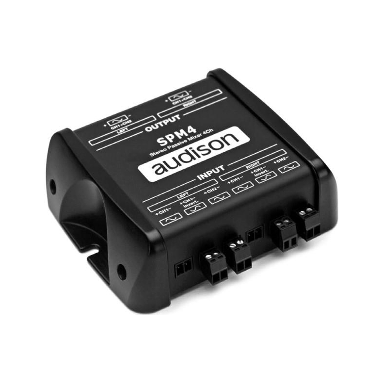 Audison SPM 4 Stereo passiv mixer 4 kanaler