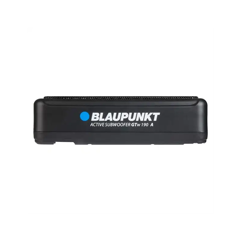 Blaupunkt GTW 190 A Aktiv slimfit subwoofer i kabinet med fjernbetjening (24 VOLT)