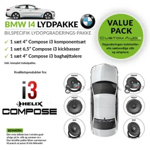 BMW i4 h�jttaler lydpakke 1.3 med Helix Compose i3