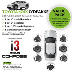 Toyota bZ4X h�jttaler og forst�rker lydpakke