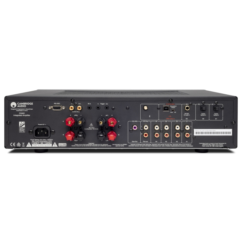 Cambridge Audio CXA61 Integreret forst�rker med DAC og Bluetooth