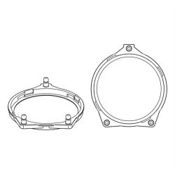 Helix Compose CFMK100 MB.3 Til Mercedes 4" FlexMount h�jttalerrammer