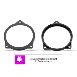 Helix Compose CFMK100 TES.1 Til Tesla Model 3 & Model Y 4" FlexMount H�jttalerrammer inkl FlexConnect Inlay B