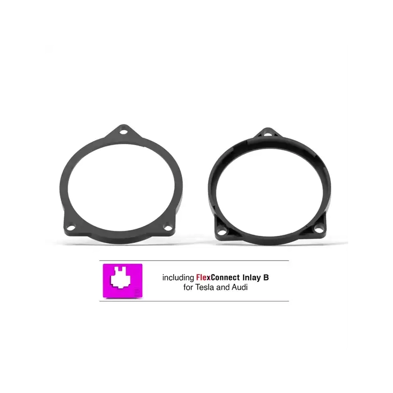Helix Compose CFMK100 TES.1 Til Tesla Model 3 & Model Y 4" FlexMount H�jttalerrammer inkl FlexConnect Inlay B