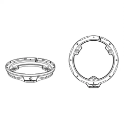 Helix Compose CFMK165 MB.3 Til Mercedes 6.5" FlexMount H�jttalerrammer