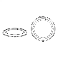 Helix Compose CFMK165 VW.7 til VW Multivan & Transporter (T7) 6.5" FlexMount H�jttalerrammer