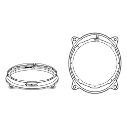 Helix Compose CFMK200 LEX.1 Til Lexus 8" FlexMount h�jttalerrammer